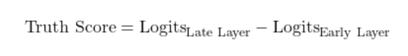 The SP calculation expressed as a formula